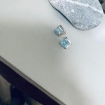 boucles oreilles topaze bleue argent artisanal creatrice (2)