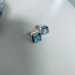 boucles oreilles topaze bleue argent artisanal creatrice (4)