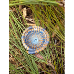 corbeille mini aiguille pin tressée landes bleu