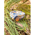 corbeille mini aiguille pin tressée landes bleu 1
