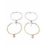 bracelet petale aiguille pin coloris orange rose