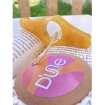 bague lecture irisée paillettée artisanal doré jaune