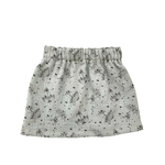 jupe fille double gaze motifs vert eau-Photoroom