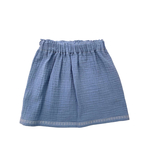 jupe fille double gaze bleu pastel-Photoroom