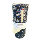 essuie tout 5 feuilles eponge nid abeille mix bleu fleuri
