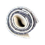 essuie tout 5 feuilles eponge nid abeille mix bleu fleuri(2)