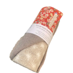 essuie tout 5 feuilles eponge nid abeille mix corail fleuri(1)