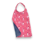 Serviette repas cantine maternelle rose fille tennis
