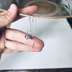 bo chaine argent artisanale labradorite