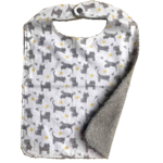 bavoir eponge bambou coton chats