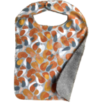 bavoir eponge bambou coton oiseaux