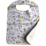 bavoir eponge bambou coton animaux foret