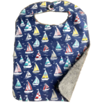 bavoir eponge bambou coton bateaux