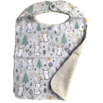 bavoir eponge bambou coton lapins