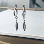 boucle oreille argent artisanal planche surf