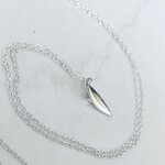 collier pendentif planche surf argent artisanal