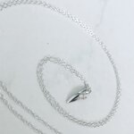 collier pendentif planche surf argent artisanal