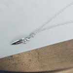collier pendentif planche surf argent artisanal