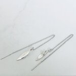 boucle oreille planche surf argent artisanal