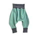 sarouel molleton vert eau gris
