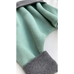 sarouel molleton vert eau gris