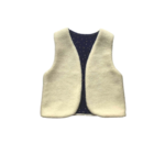 gilet laine pyrénées gaze marine or