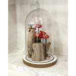 cloche deco poissons artisanal bois