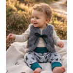 ensemble gilet sarouel mouton gris dino gris (2)