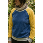 sweat jaune bleu