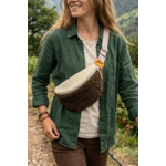 sac banane laine pyrenees beige marron