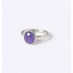 bague améthyste argent
