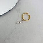 bague planche surf argent doré (2)