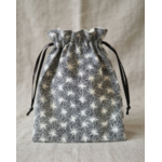 sac maillo coton intérieur enduit oursins noirs
