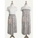 robe jupe papillons viscose artisanal france unique