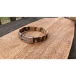 bracelet liege artisanal landes moiré metal