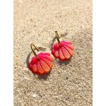 bo coquillage dune orange rose blanc adulte