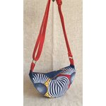 sac demi lune reversible coton artisanal france locavore