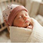 bonnet naissance fait main chat rose bebe