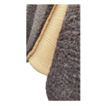gilet laine pyrénées marron mixte gaze coton camel artisanal france