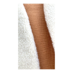 gilet laine pyrénées écru beige mixte gaze coton camel artisanal france