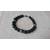 bracelet homme pierre lave basalte noir et inox tigre