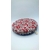 couvre bol xl plat tarte tissu coton lavable fleur rouge gris