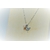 collier pendentif acier inox libellules goutte verre marron taupe perle quartz rose