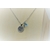 collier pendentif acier inox ocean addict médaille étoile de mer goutte cristal swarovski