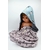 cape bain artisanale éponge bambou doublée gaze coton créatrice française - princesses bleu rose gris (2)