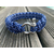 bracelet survie paracord acier inox 316 chiné bleu