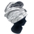 turban bain eponge bambou seche cheveux artisanal france feuilles gris blanc