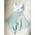 doudou renard gaze coton bateaux vert eau bleu artisanal france certifié