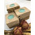 bougeoir trio cubes palette dentelle beige