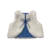 gilet mouton écru bebe gaze bleu jean